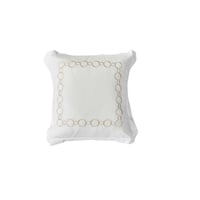 مفرش كاثرينا صيفي مزدوج فاخر كريمي مطرز عدد القطع...