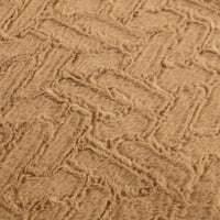 مفرش ستارز شتوي فاخر مزدوج مخمل و فرو بني عدد القط...