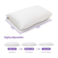 وسادة طيف للأطفال أبيض ميموري فوم