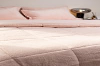 مفرش رهام شتوي مفرد ونص فرو وردي عدد القطع 4