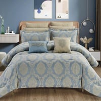 مفرش مارلي صيفي مزدوج فاخر مطرز تيفاني عدد القطع 1...