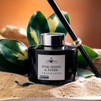 فواحة عطر بالأعواد في حامل زجاجي برائحة البرغموت و...