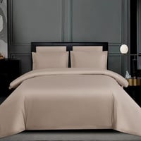 طقم غطاء لحاف بلانكا صيفي مفرد ونص فندقي فاخر بيج...