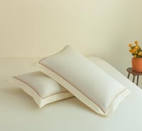 مفرش جنات قطن مزدوج كريمي وبيج عدد القطع 7