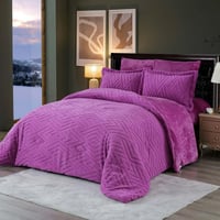 مفرش المها شتوي فاخر كوين مقاس 200X150 سم فرو موف...