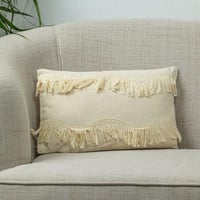 خدادية مستطيلة بحشوة كريمي 30 × 50 سم