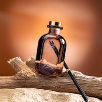 فواحة عطر بالأعواد في حامل زجاجي برائحة الورود عدد...