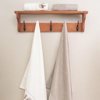 طقم أرواب استحمام فالير قطن تركي مطرز كريمي و بيج...