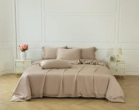 مفرش ماجدة صيفي مزدوج بامبو بيج عدد القطع 7