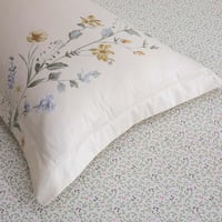 مفرش سمرلاند قطن 100% مفرد و نص برسومات الزهور كري...