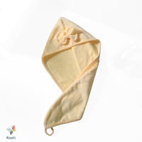 منشفة لف شعر ريفي ليموني 68 × 25 سم