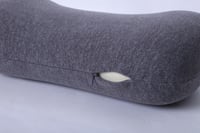 وسادة ظهر -نداف- من الفوم المرن لون رصاصي