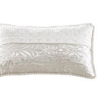 مفرش أديل صيفي مزدوج قطن فاخر جاكارد أبيض مطرز عدد...