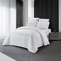 مفرش آتون فندقي صيفي مزدوج أبيض فاخر عدد القطع 7