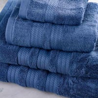 منشفة قطن 100% – أزرق داكن عدد القطع 1