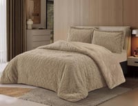 مفرش كولمبوس شتوي فرو بني