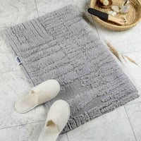 دعاسة أرضية نورا تركي فرو رصاصي فاتح مقاس 50 × 80...