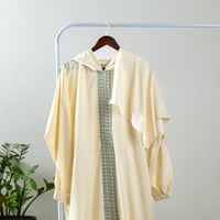 شرشف صلاة كريمي وأخضر مقاس 160x70سم