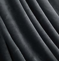 بطانية شتوي مخمل ناعم رصاصي غامق