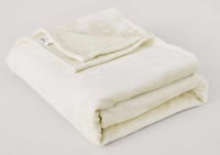 بطانية شتوي مخمل ناعم كريمي