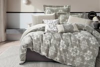 مفرش رحال مزدوج قطن جاكارد رصاصي عدد القطع 8