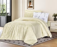 مفرش راما شتوي جاكارد كريمي