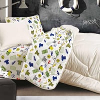 مفرش امري أطفال صيفي مفرد و نص سكري عدد القطع 4