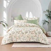 مفرش ديزاير صيفي مقاس كوين 200X150 سم كريمي تيفاني...