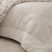 مفرش تورين أطفال صيفي مفرد و نص قطن بيج عدد القطع...