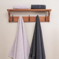 طقم أرواب استحمام بارتيسا قطن تركي وردي و رصاصي عد...