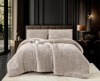 مفرش وورم شتوي مزدوج جاكارد حفر بيج عدد القطع 4