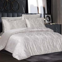 مفرش لينو شتوي فاخر مخمل جاكارد بيج غامق