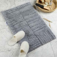 دعاسة أرضية نورا تركي فرو رصاصي مقاس 50 × 80 سم