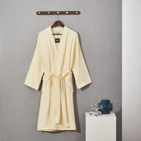 روب استحمام نداف طراز فندقي مفرد كريمي