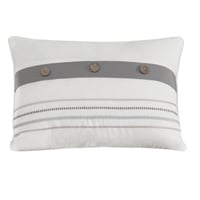 مفرش الياسمين صيفي مزدوج أبيض مطرز عدد القطع 10