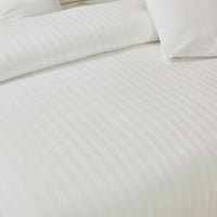 مفرش فندقي نداف قطن مقاس كوين 200x160 سم كريمي 250...