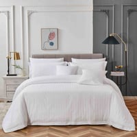 مفرش فندقي نداف قطن مقاس كوين 200x160 سم أبيض 250...