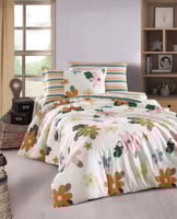 مفرش أطفال قرطبة صيفي كوين كريمي متعدد الرسومات