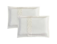 مفرش فرنزي شتوي فرو ناعم مزدوج أبيض مع بطانية رصاص...