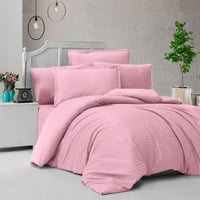 طقم غطاء لحاف فندقي نداف قطن بدون حشوة مقاس كوين 1...