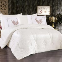 مفرش فجر صيفي مزدوج كريمي عدد القطع 6