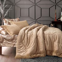 مفرش افلين شتوي مفرد ونص مخمل و فرو بيج عدد القطع...