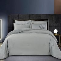 مفرش ميلاف شتوي فاخر مزدوج جاكارد مخمل و فرو رصاصي...