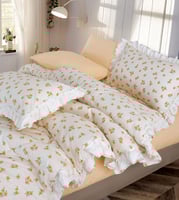 مفرش ريد روز صيفي كوين مقاس 200x150 سم قطن فاخر كر...