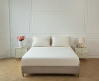 مفرش ماجدة صيفي بامبو كريمي