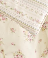 مفرش إنسجام صيفي قطن سكري برسومات الزهور