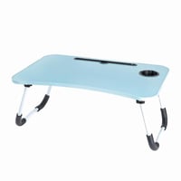 طاولة للكمبيوتر المحمول قابلة للطي سماوي 60x40 سم