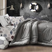 مفرش برازيل اطفال مفرد و نص رصاصي مخمل و فرو عدد ا...