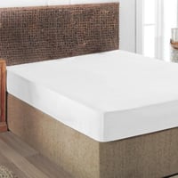 شرشف تركي صيفي أبيض مطاط قطن