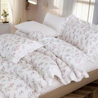 مفرش ريد روز صيفي كوين مقاس 200x150 سم قطن فاخر أب...